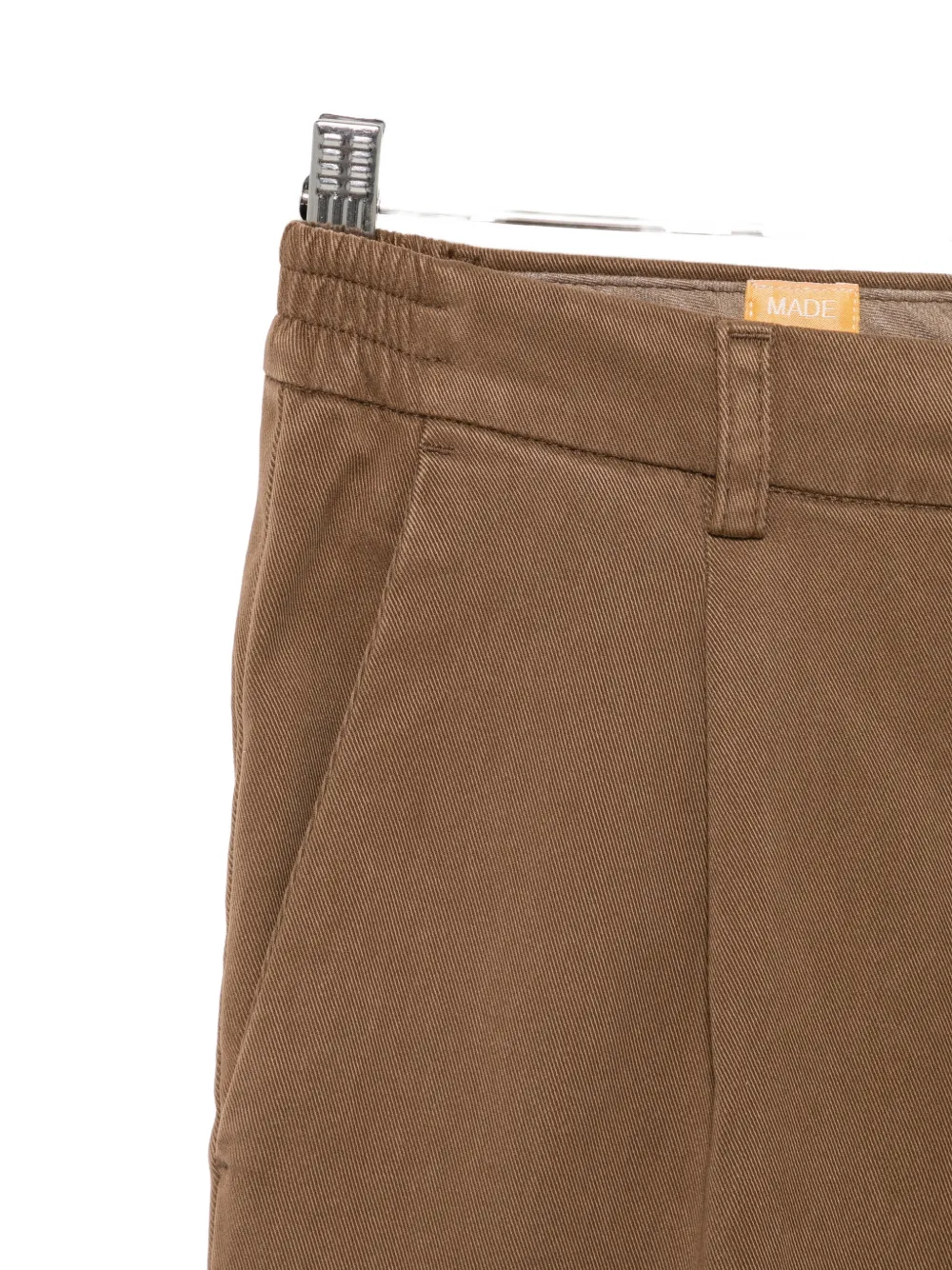 Alpha Industries Plooibroek met toelopende pijpen Bruin