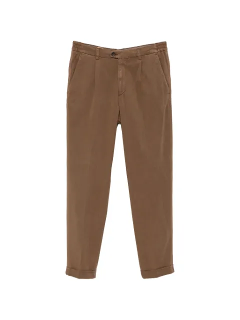 Alpha Industries pleated tapered-leg trousers