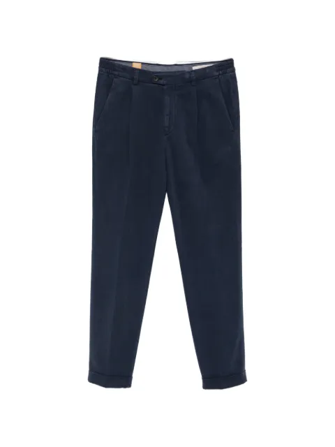 Alpha Industries pleated turn-up trousers