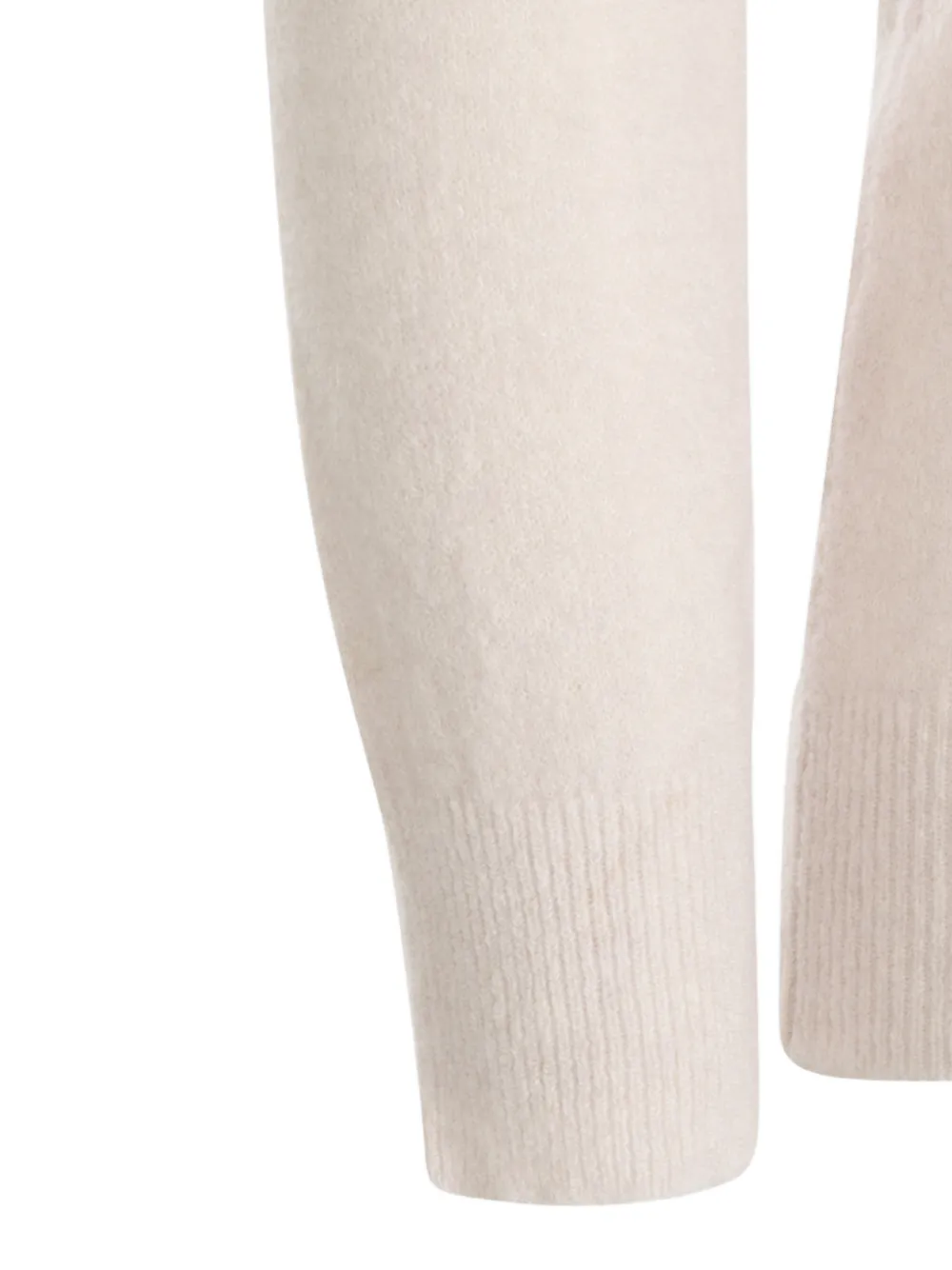 Altea spread-collar knitted sweater Beige