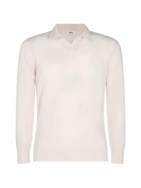 Altea spread-collar knitted sweater