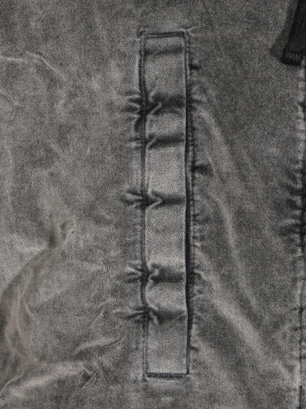 Thom Krom Denim jack met vervaagd-effect en rits Grijs