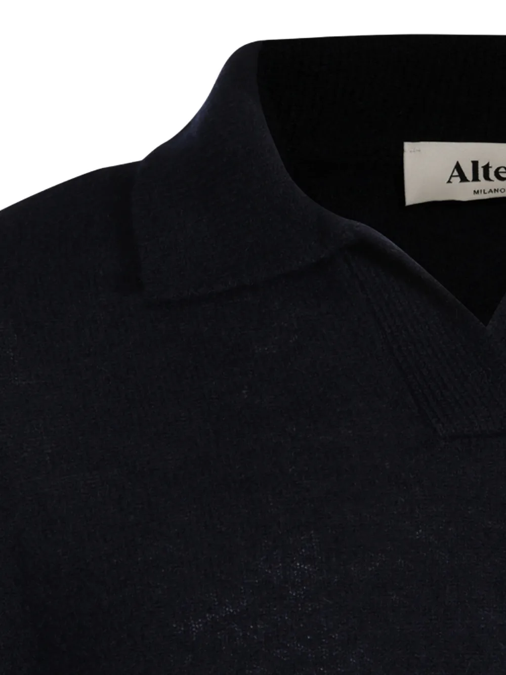 Altea spread-collar sweater Blauw