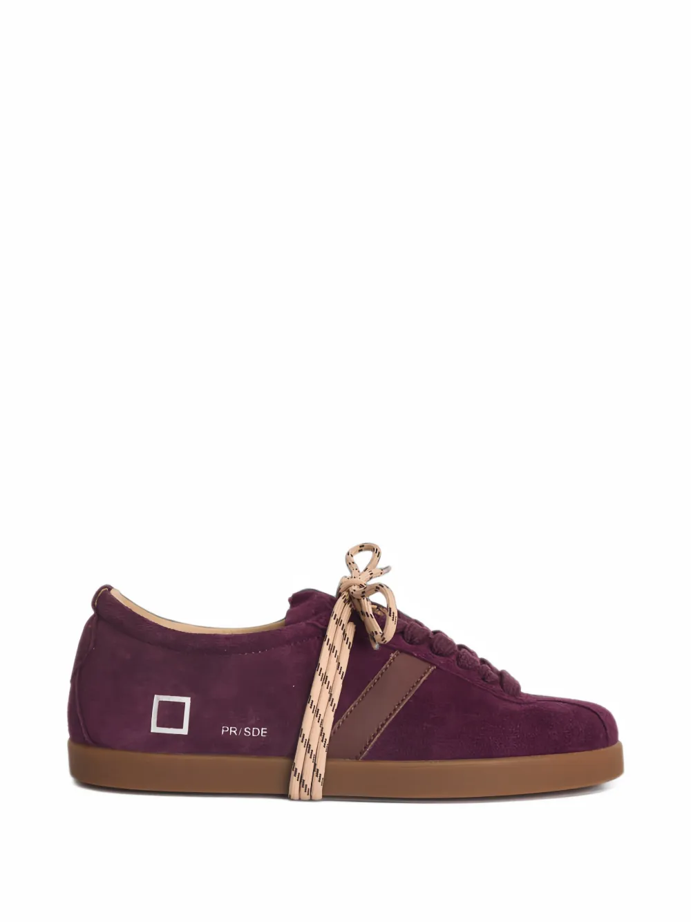 D.A.T.E. Prima suede-finish sneakers - Violett