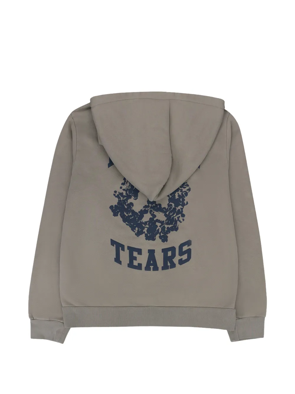 Denim Tears University hoodie met rits Grijs