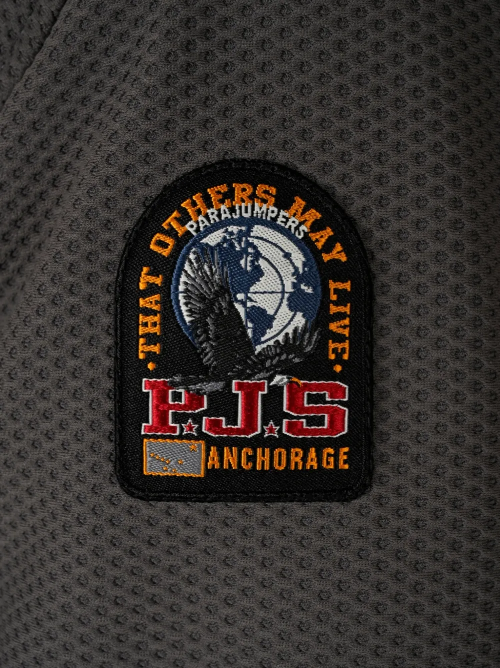 Parajumpers Gewatteerd jack met capuchon en vlakken Grijs