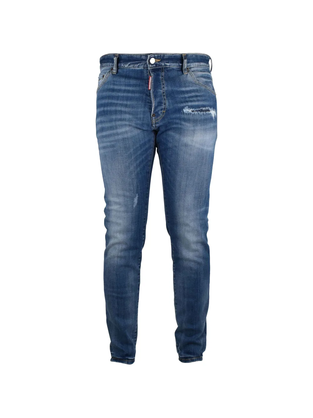 DSQUARED2 Teddy distressed jeans - Blu