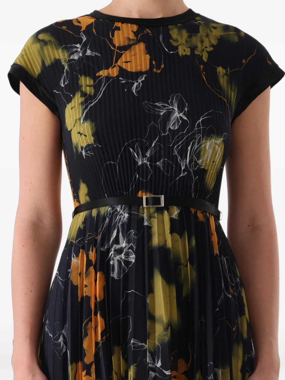 Jason Wu Collection Michelle Floral-print Midi Dress in Blue, view 4