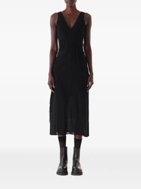 Jason Wu Collection vestido midi con detalle de flecos
