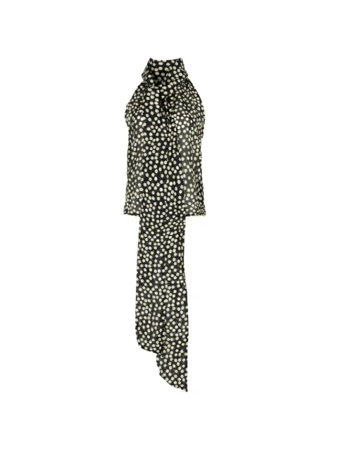 Francoise Pinton - Paris polka dot-print halterneck top