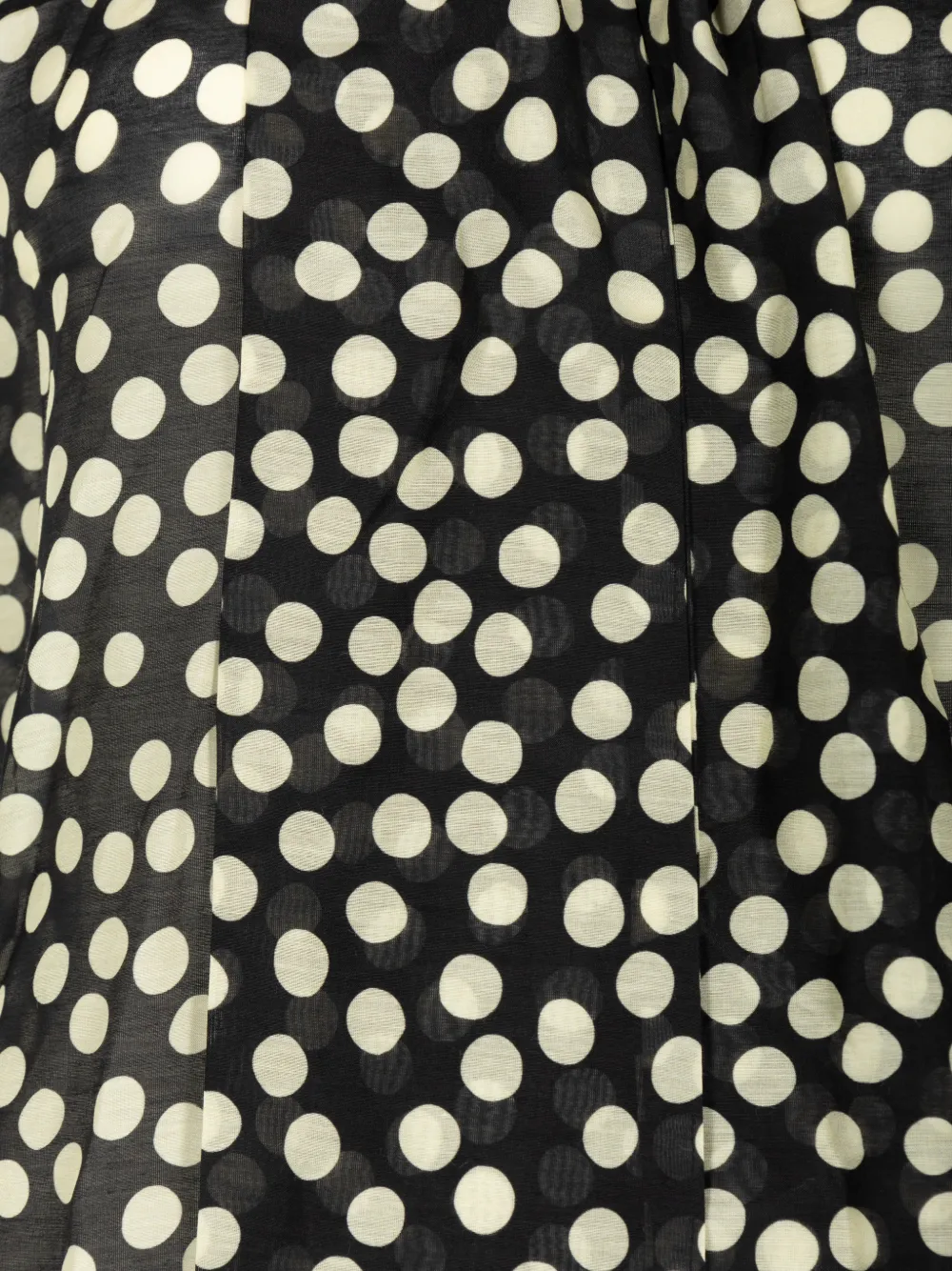 Francoise Pinton Paris Top met halternek en stippen Zwart