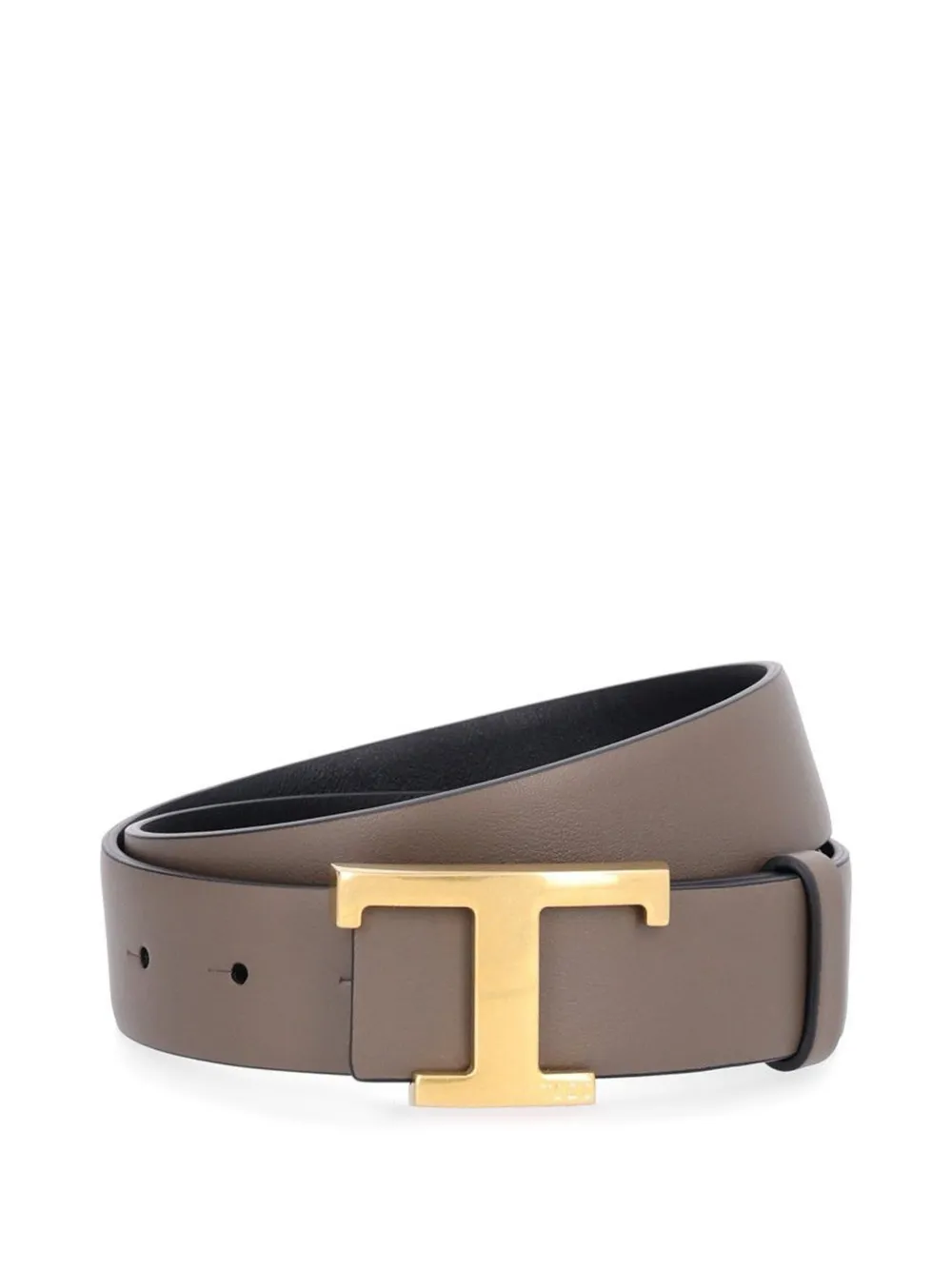 Tod's T Timeless reversible leather belt - Grigio