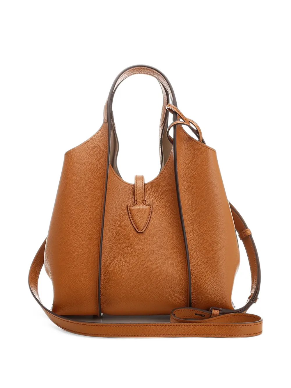 Tod's T Timeless leren mini-shopper Bruin