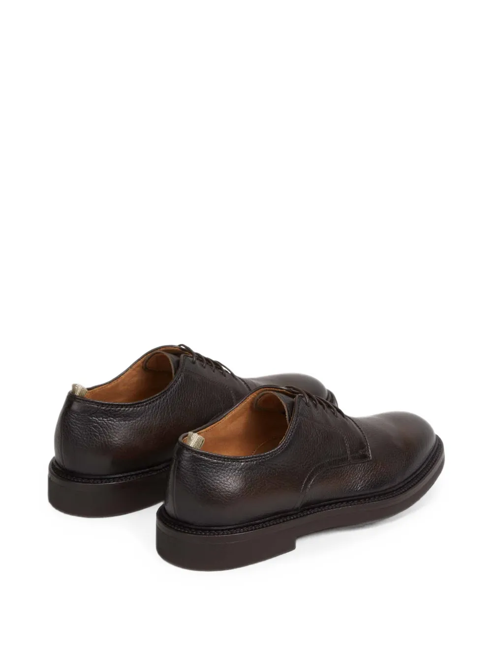 Officine Creative Hopkins Flexi 208 grainy-leather derby shoes Bruin