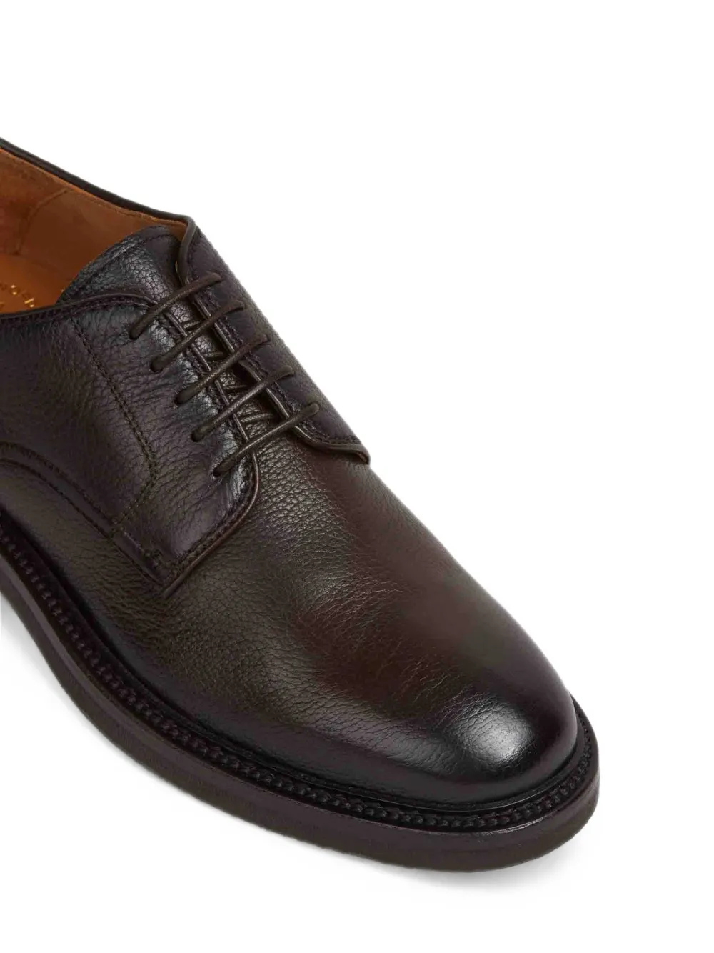 Officine Creative Hopkins Flexi 208 grainy-leather derby shoes Bruin
