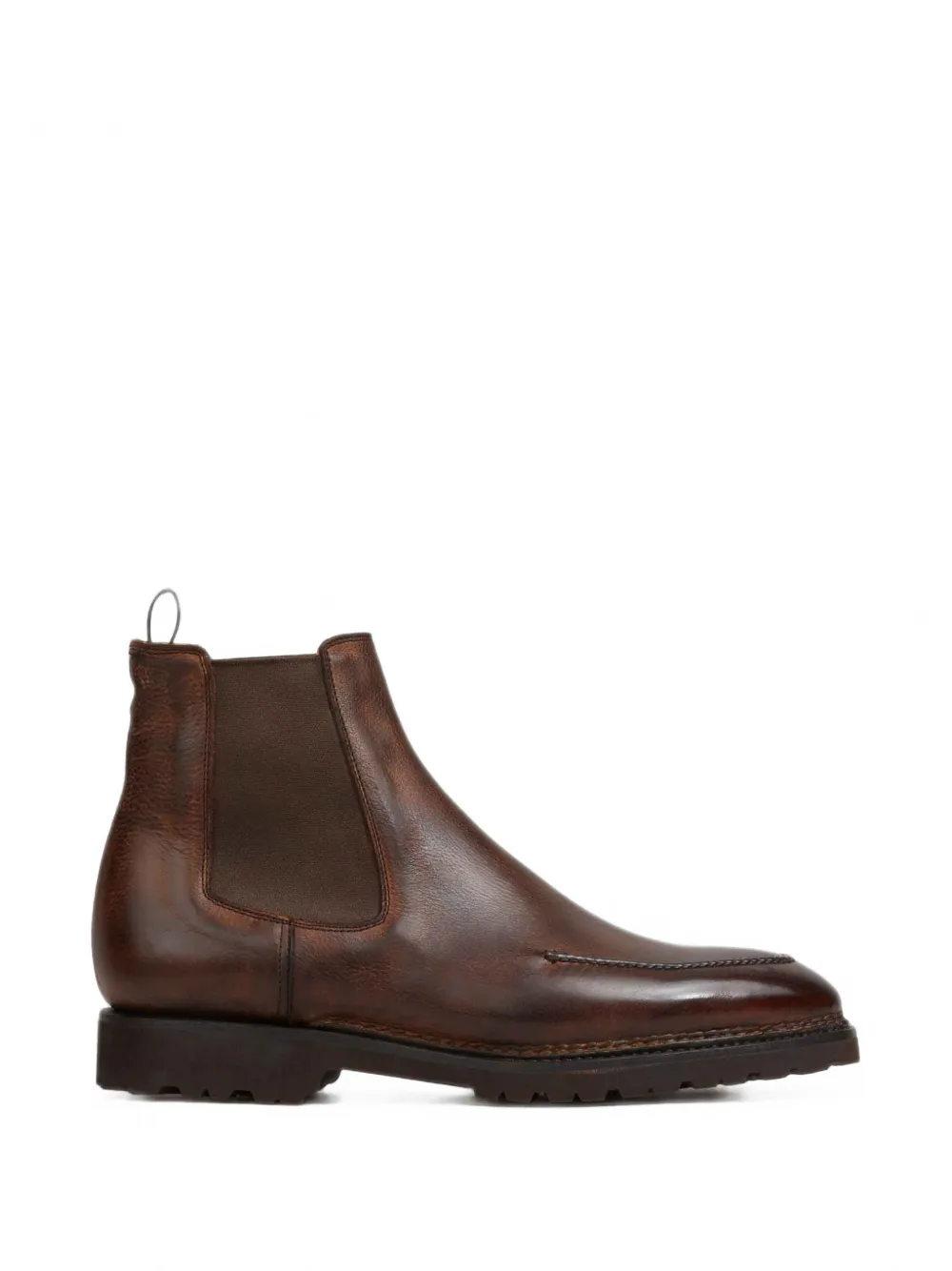 Bontoni apron-toe Chelsea boots Bruin