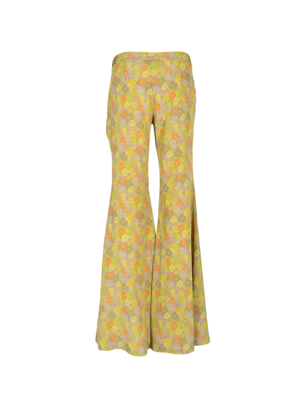 Francoise Pinton Paris Broek met bloemenprint Bruin