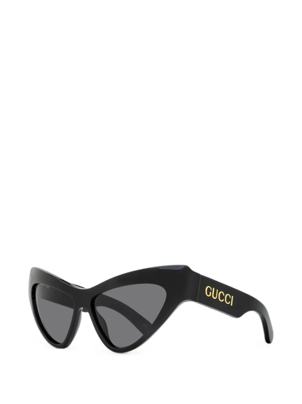 Gucci Eyewear Zonnebril met cat-eye montuur Zwart