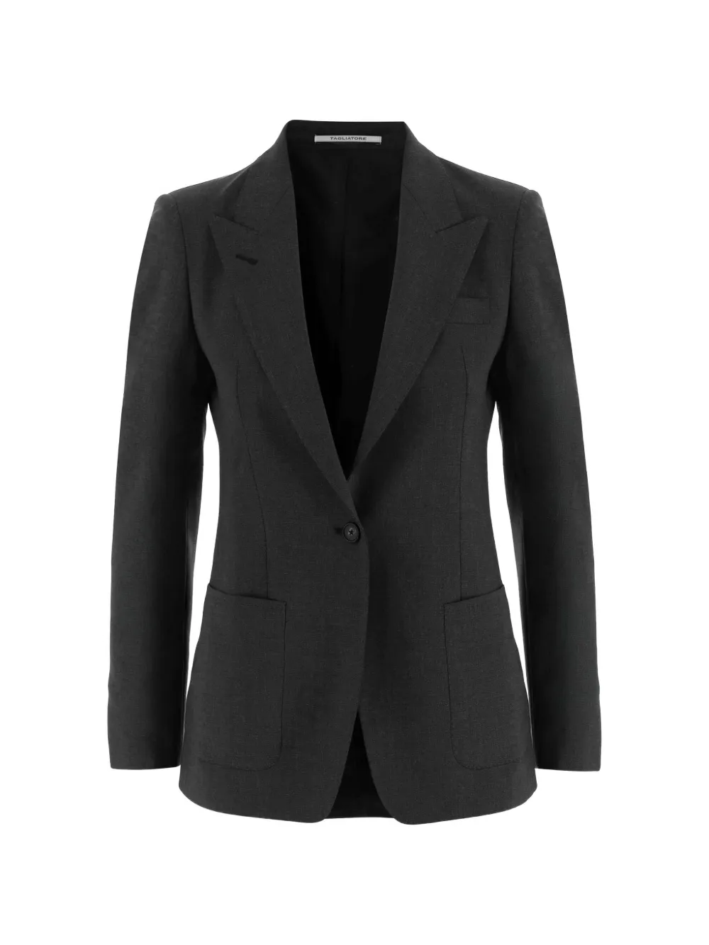 Tagliatore peak-lapels single-breasted blazer - Grigio