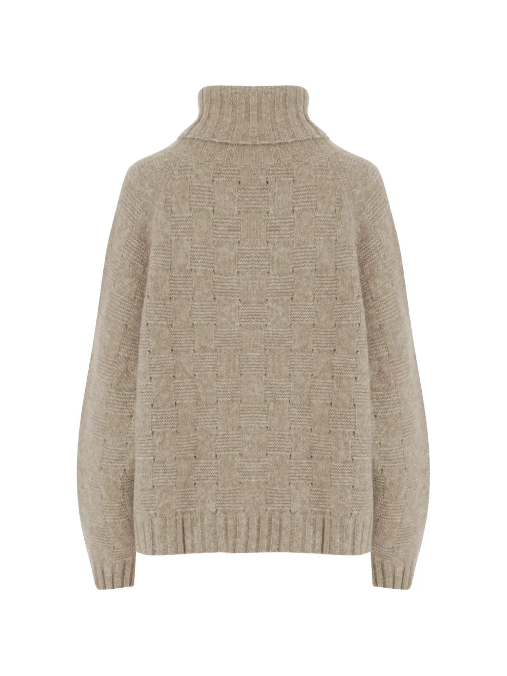 Allude Coltrui met geometrisch patroon Beige