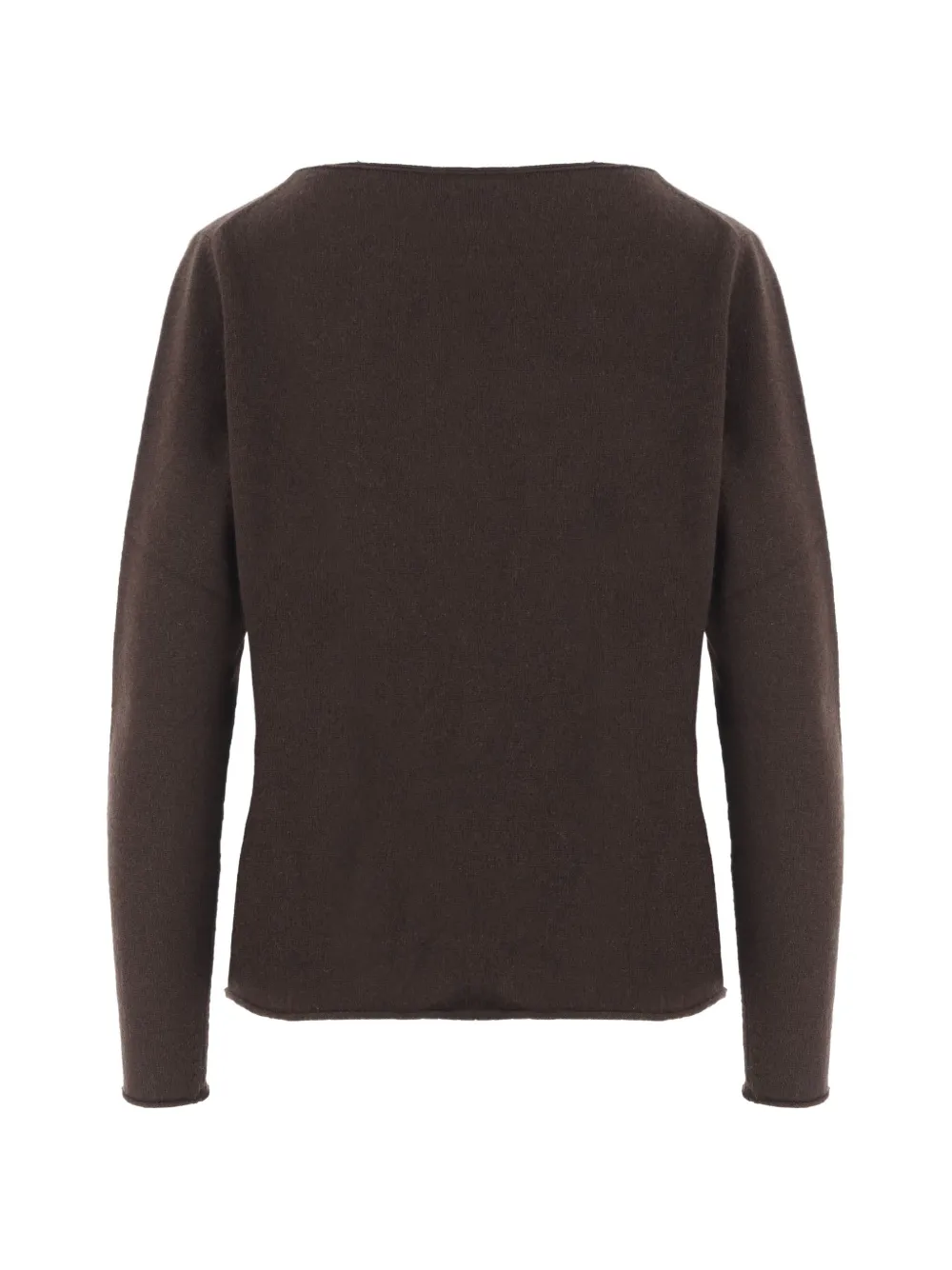 Allude Kasjmier trui met ronde hals Bruin
