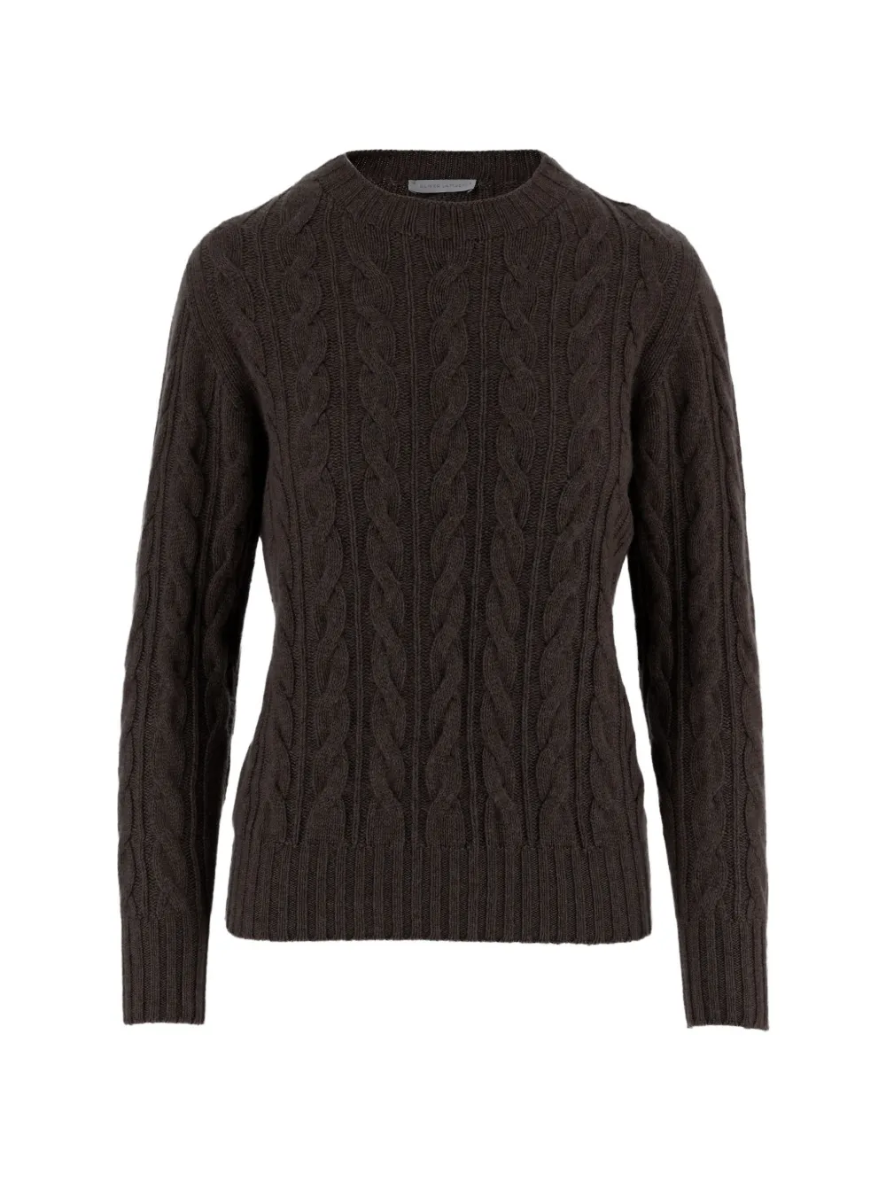 OLIVER LATTUGHI cable-knit cashmere sweater