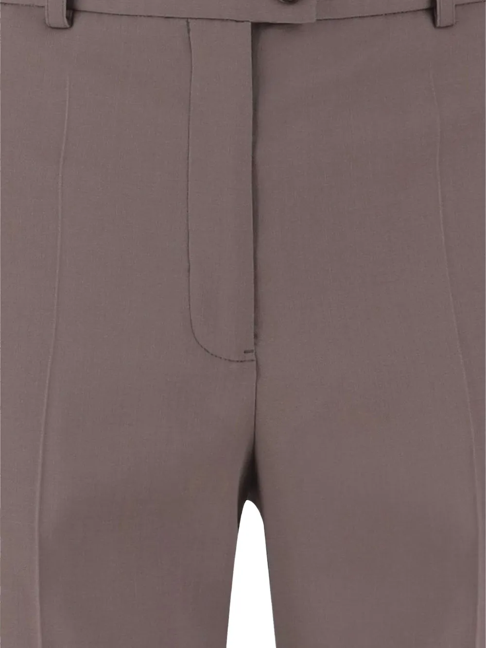 Jil Sander pressed-crease straight-leg trousers Grijs