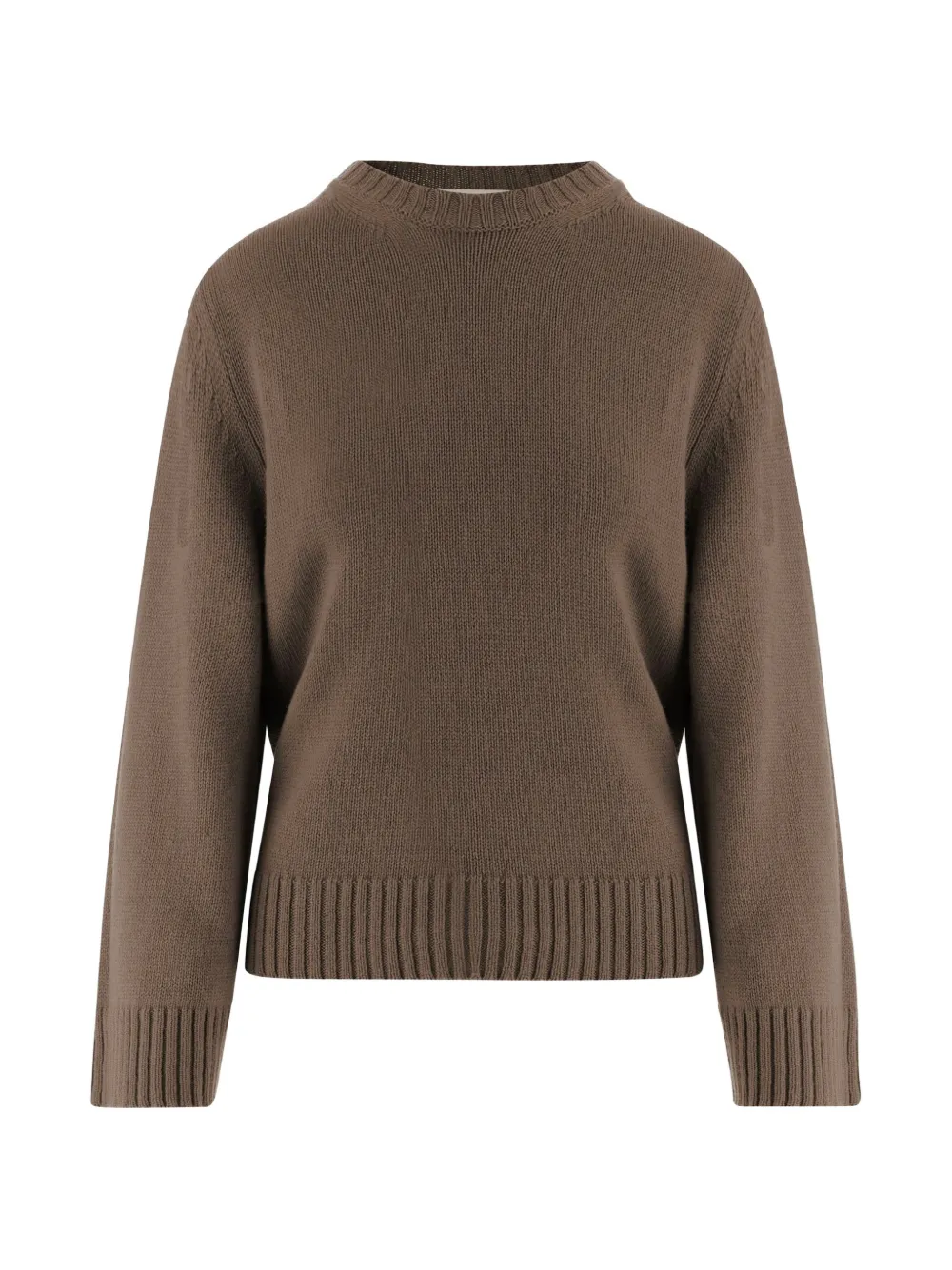 OLIVER LATTUGHI crew-neck ribbed-trim sweater