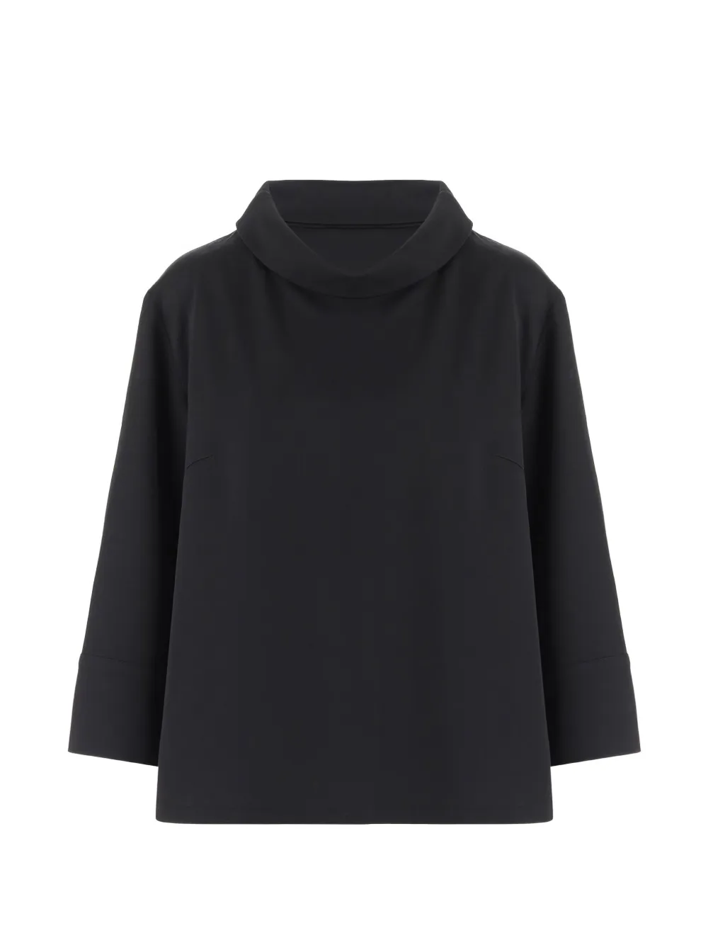 By Malene Birger high-neck wide-sleeve sweater - Nero