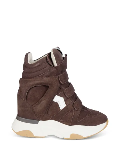 ISABEL MARANT Balskee suede wedge sneakers