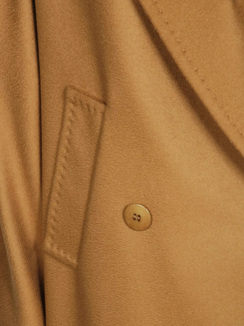 Max Mara Mastro double-breasted coat Bruin