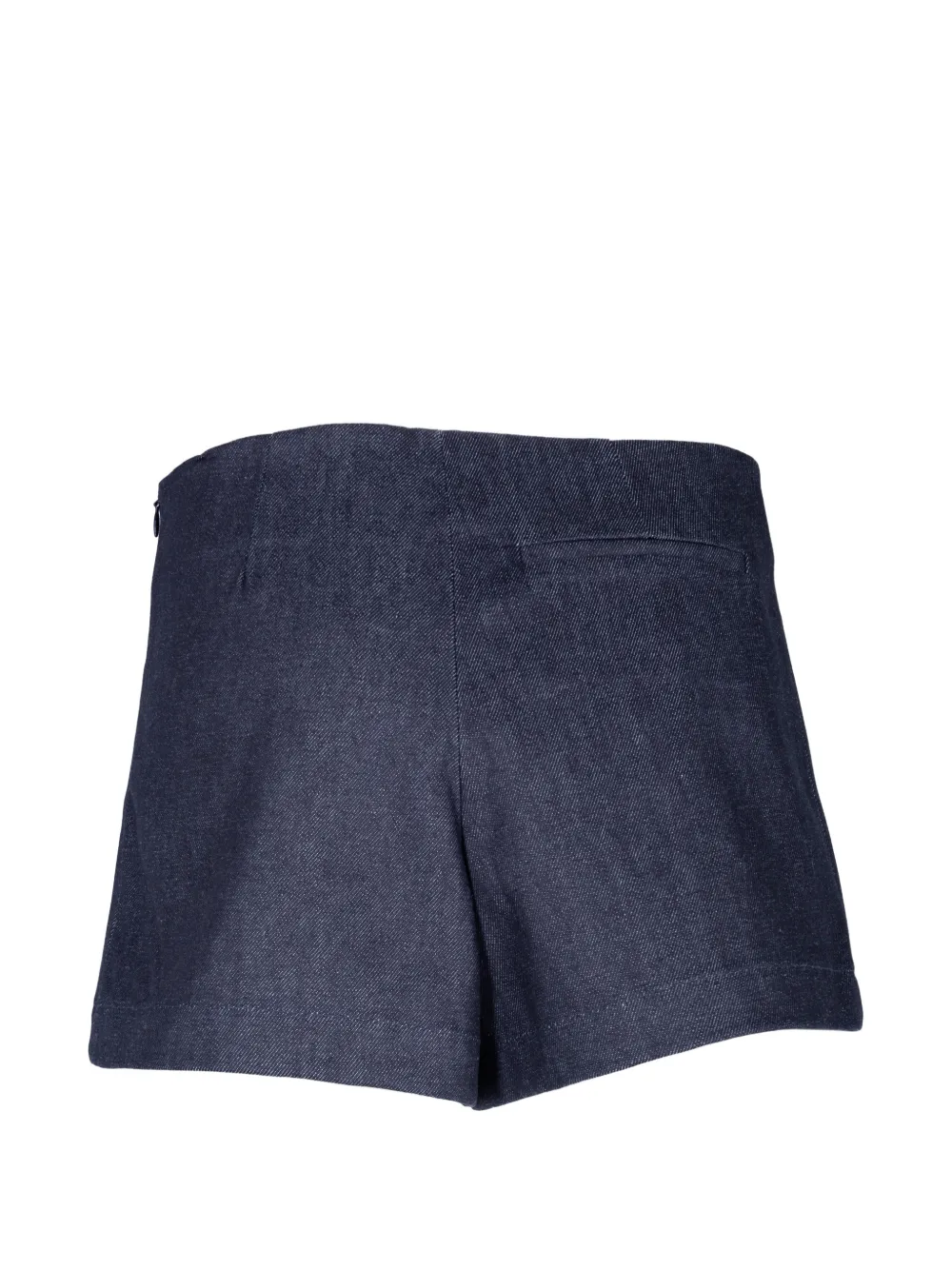 Francoise Pinton Paris Shorts verfraaid met knoop Blauw