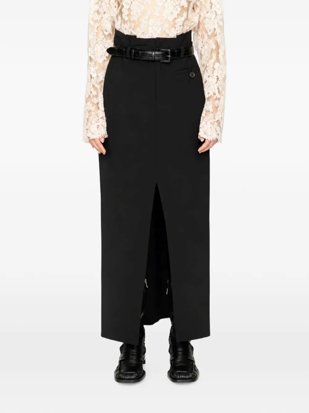 Sea Remi belted maxi skirt