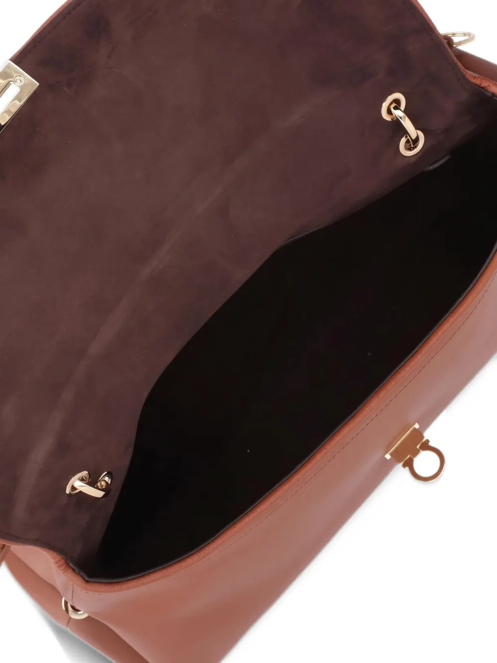 Ferragamo Sofia 2026 schoudertas (L) Bruin