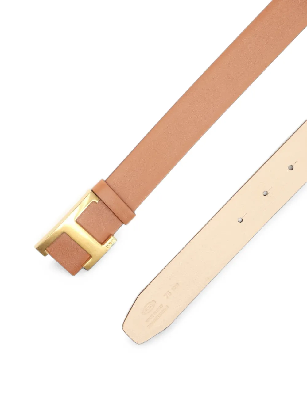 Tod's T Timeless omkeerbare leren riem Bruin