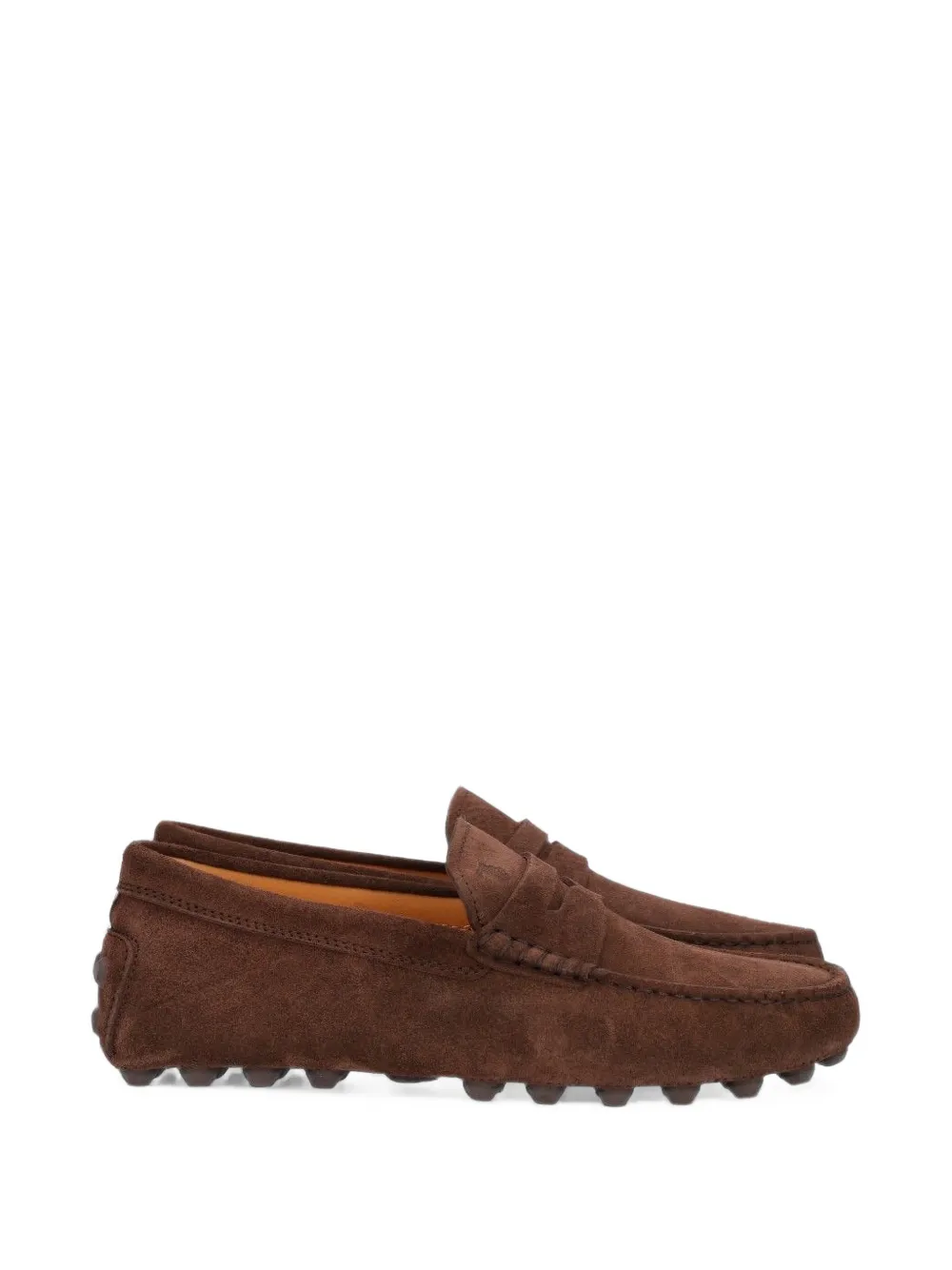 Tod's Gommino Bubble loafers in suede - Marrone