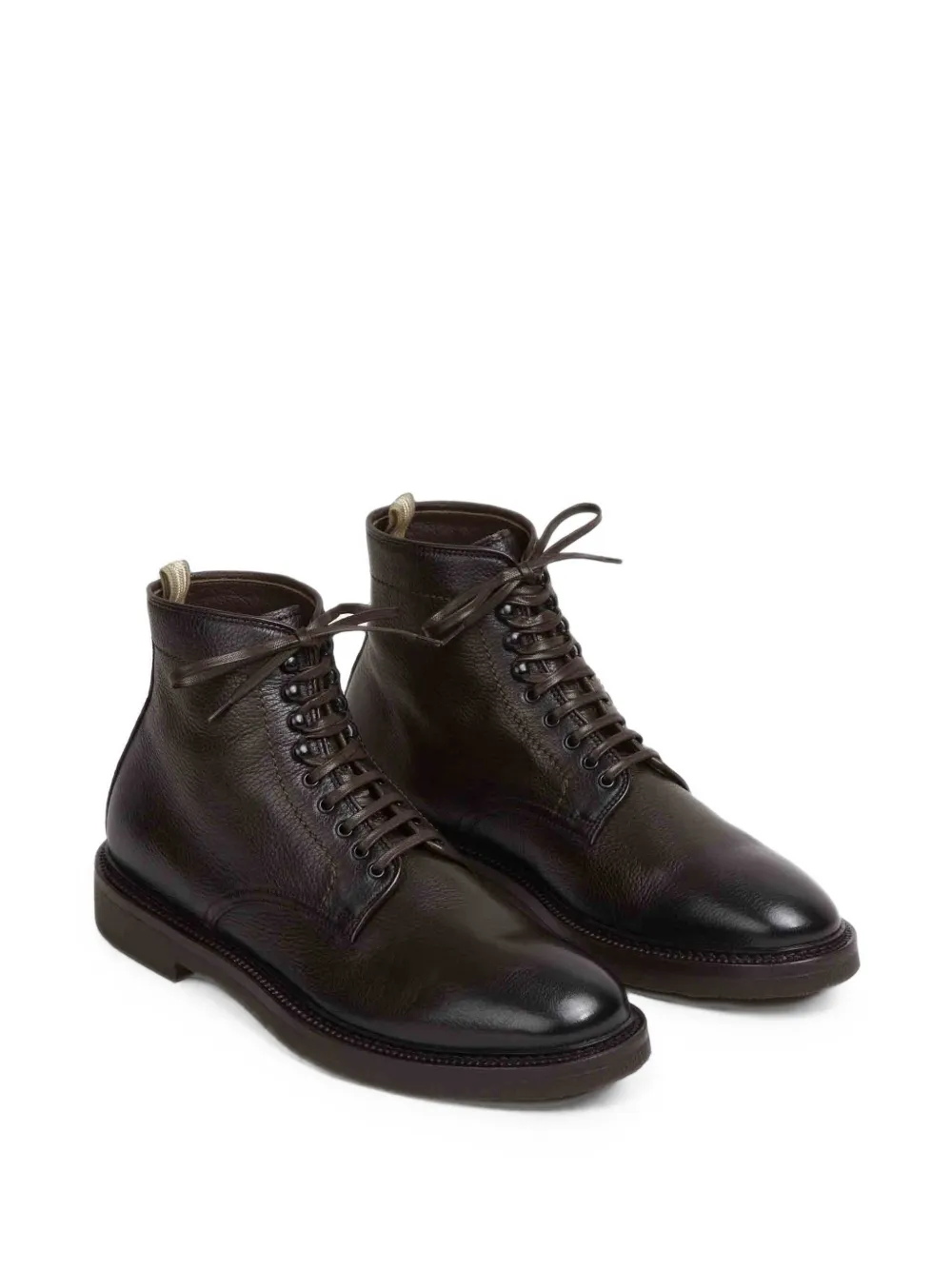 Officine Creative Hopkins Flexi 203 lace-up leather boots Bruin