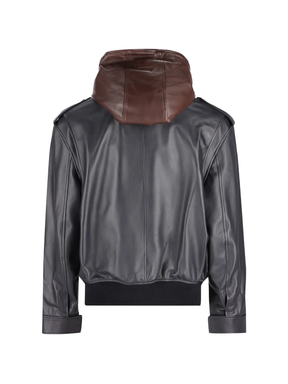 LOEWE Leren jack Grijs