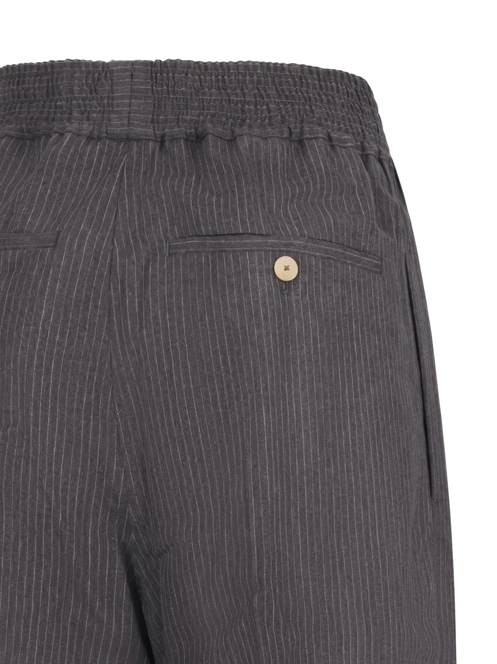 Jacquemus Le Pantalon Miami broek met krijtstreep Grijs