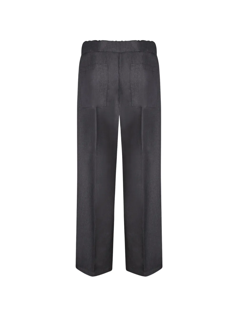 Costumein Broek met gespsluiting en persvouw Grijs