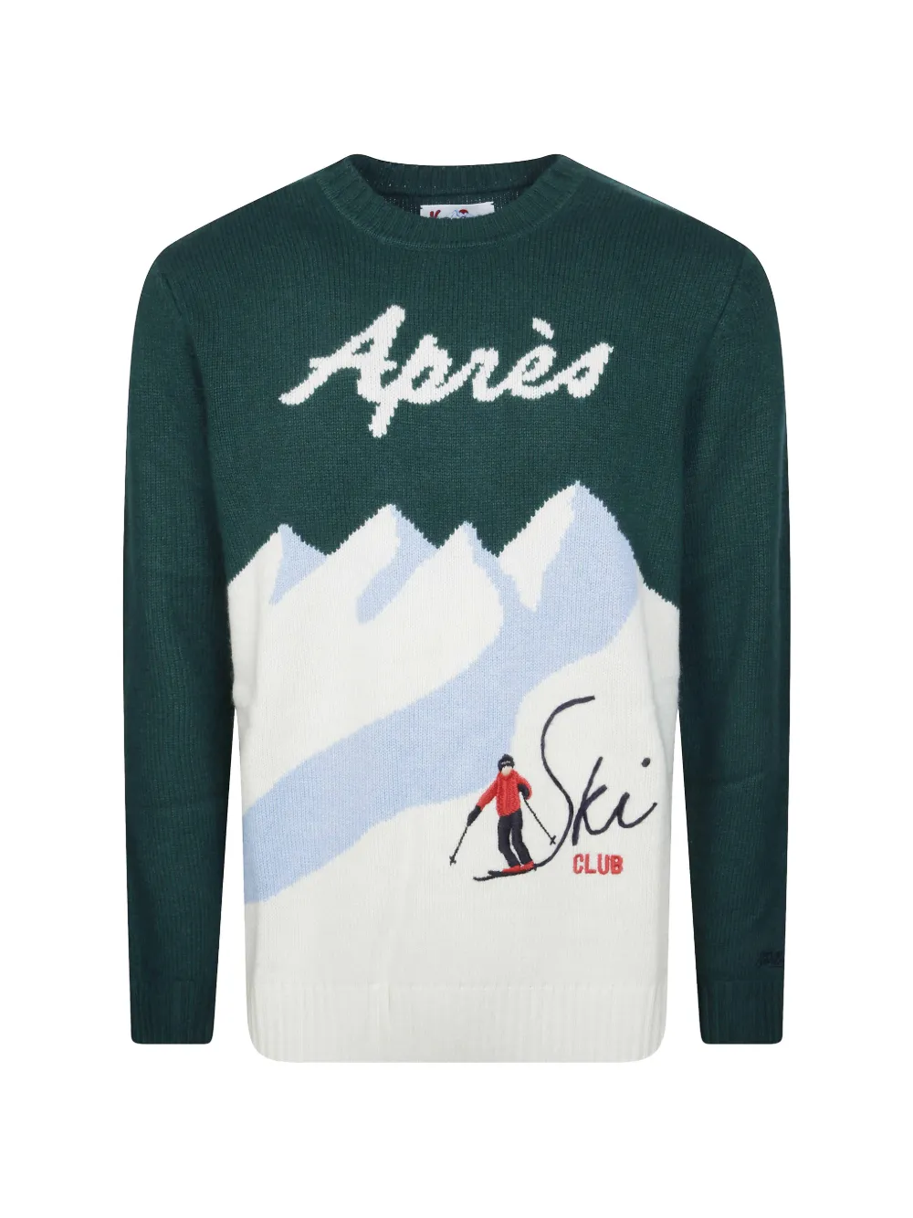 MC2 Saint Barth Après Ski embroidered sweater Groen