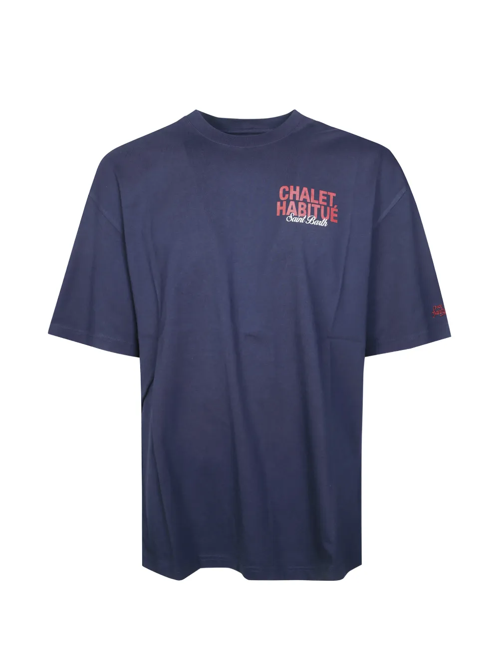 MC2 Saint Barth Delmar graphic-print T-shirt Blauw