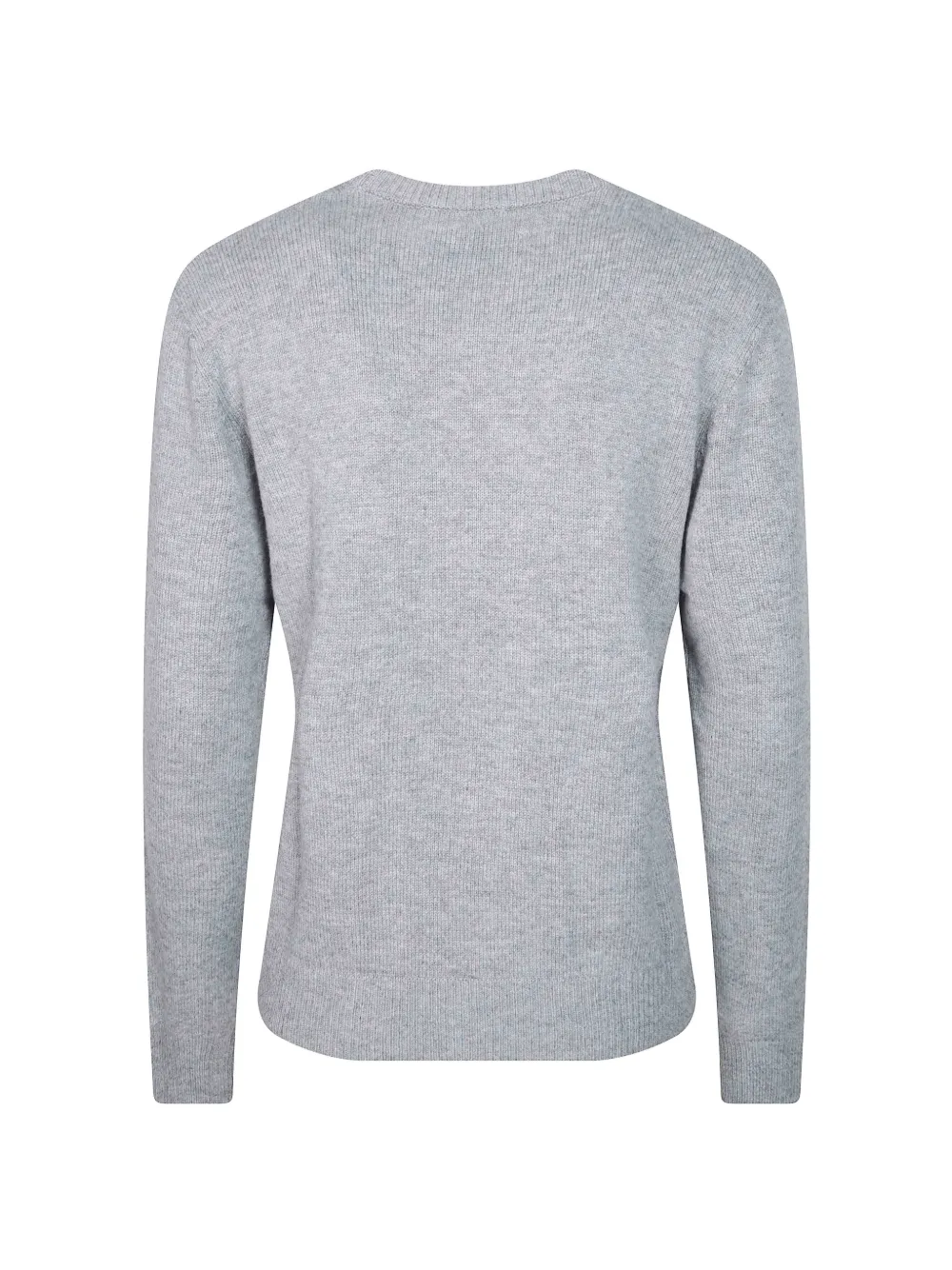 MC2 Saint Barth New Queen crewneck sweater with girl in glass jacquard Grijs