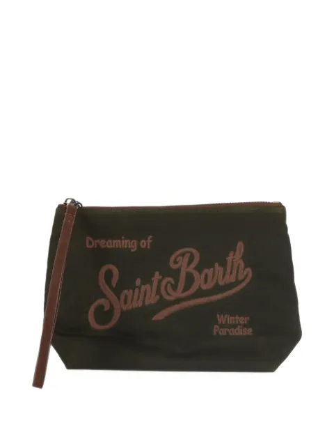 MC2 Saint Barth Aline Clutch mit Logo-Stickerei