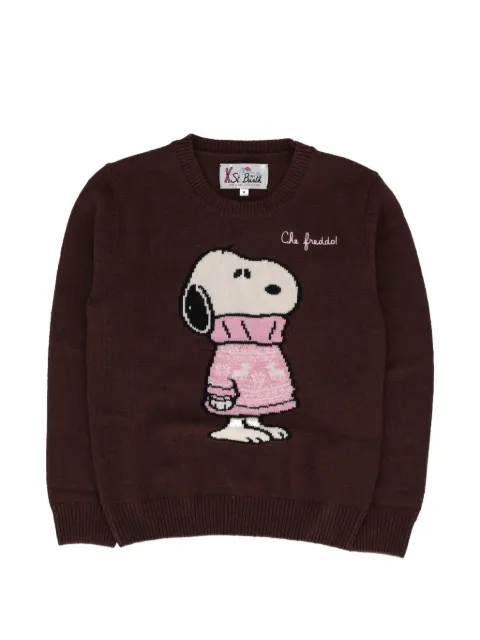 MC2 Saint Barth Kids x Snoopy intarsia-knit sweater