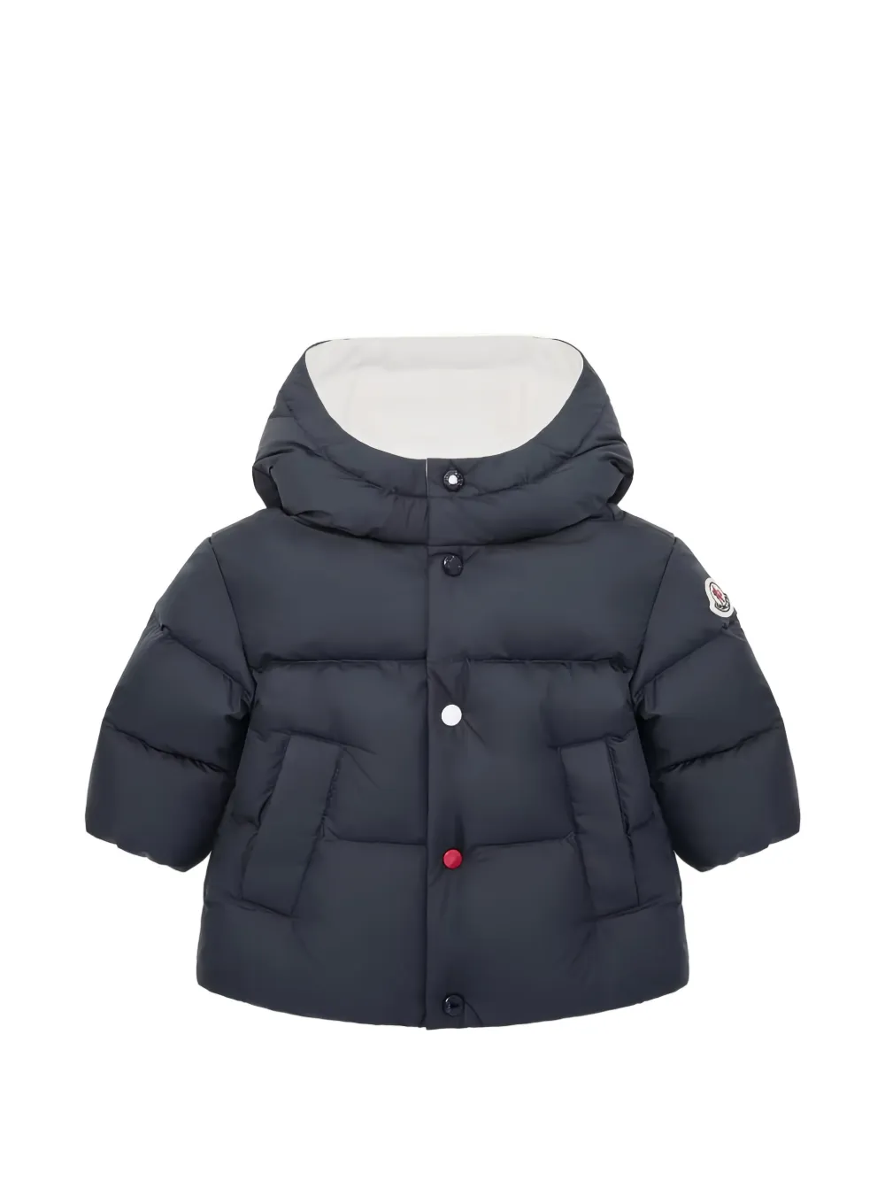 Moncler Enfant Jack met capuchon Blauw