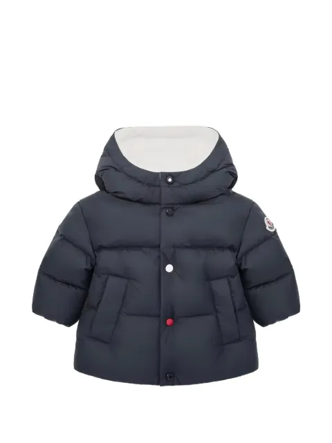 Moncler Enfant quilted hooded jacket