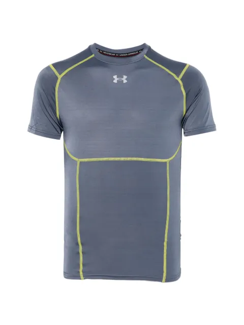 Under Armour logo-print contrast-stitch T-shirt