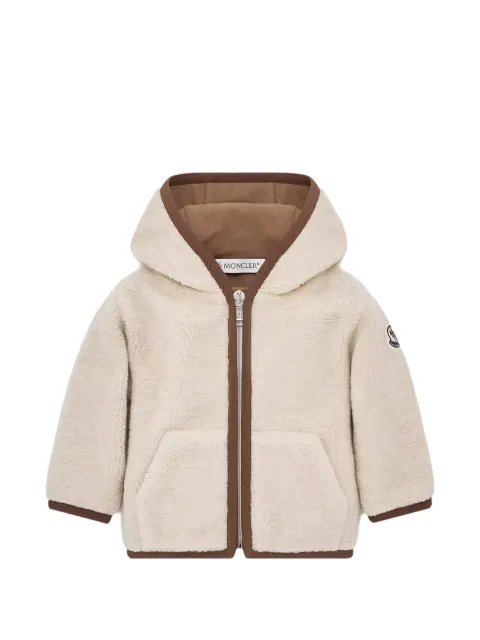 Moncler Enfant zip-up hooded jacket