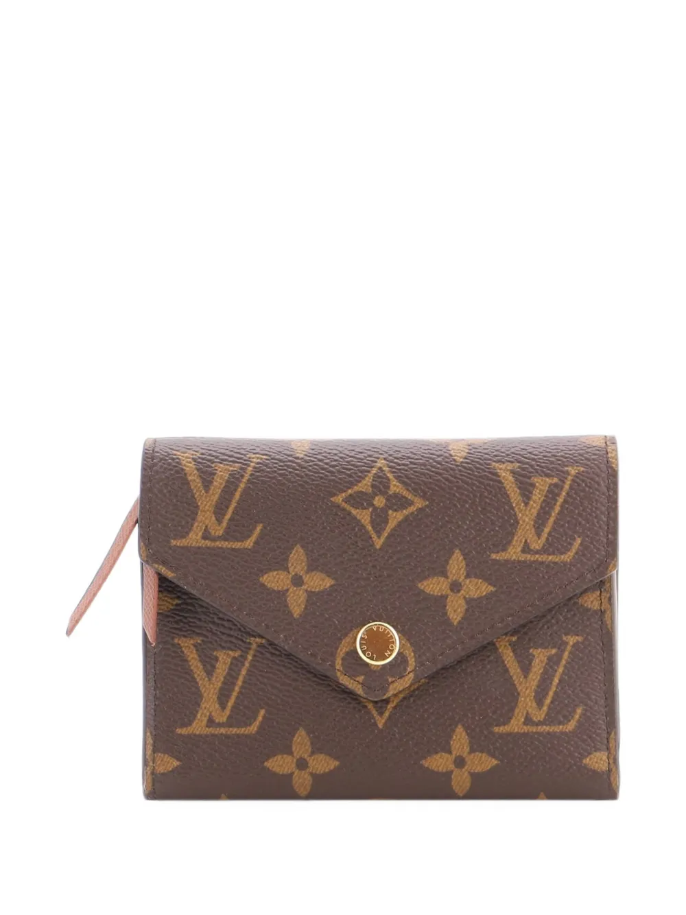 Louis Vuitton Pre-Owned Kleine Victorine Portemonnaie aus Monogramm-Canvas - Braun